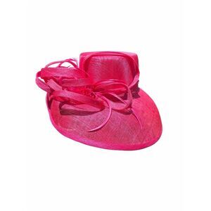 Kate Landry Fuchsia Wide Brim Derby Hat 22.5"
